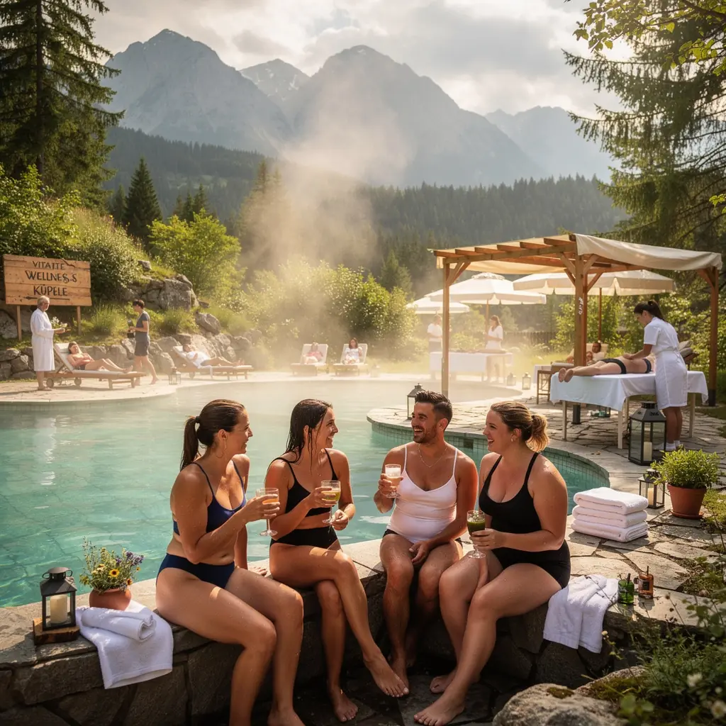 A traditional Slovak meal served at a rustic countryside restaurant.